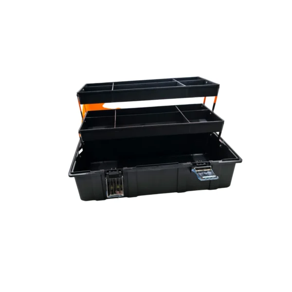 AIYI Heavy-Duty Toolbox with Dual Lift-Out Trays AY162-006