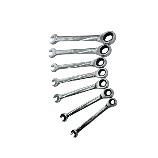 AIYI 7-Piece Ratchet Spanner Set 8–19mm AY262-045
