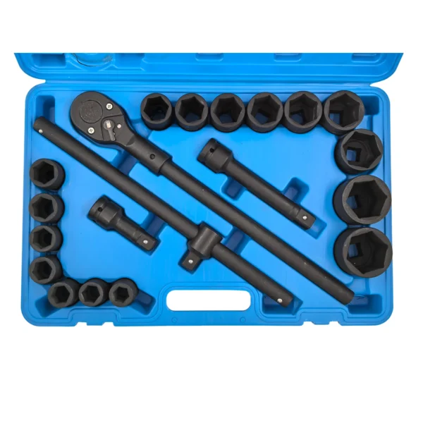 AIYI 21 Piece 3/4-Inch Impact Socket Set Size 19-50mm AY193-055