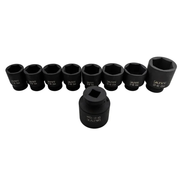 AIYI 21 Piece 3/4-Inch Impact Socket Set Size 19-50mm AY193-055