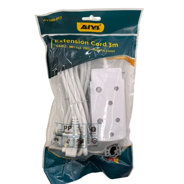 AIYI 3m Extension Cord White AY299-013