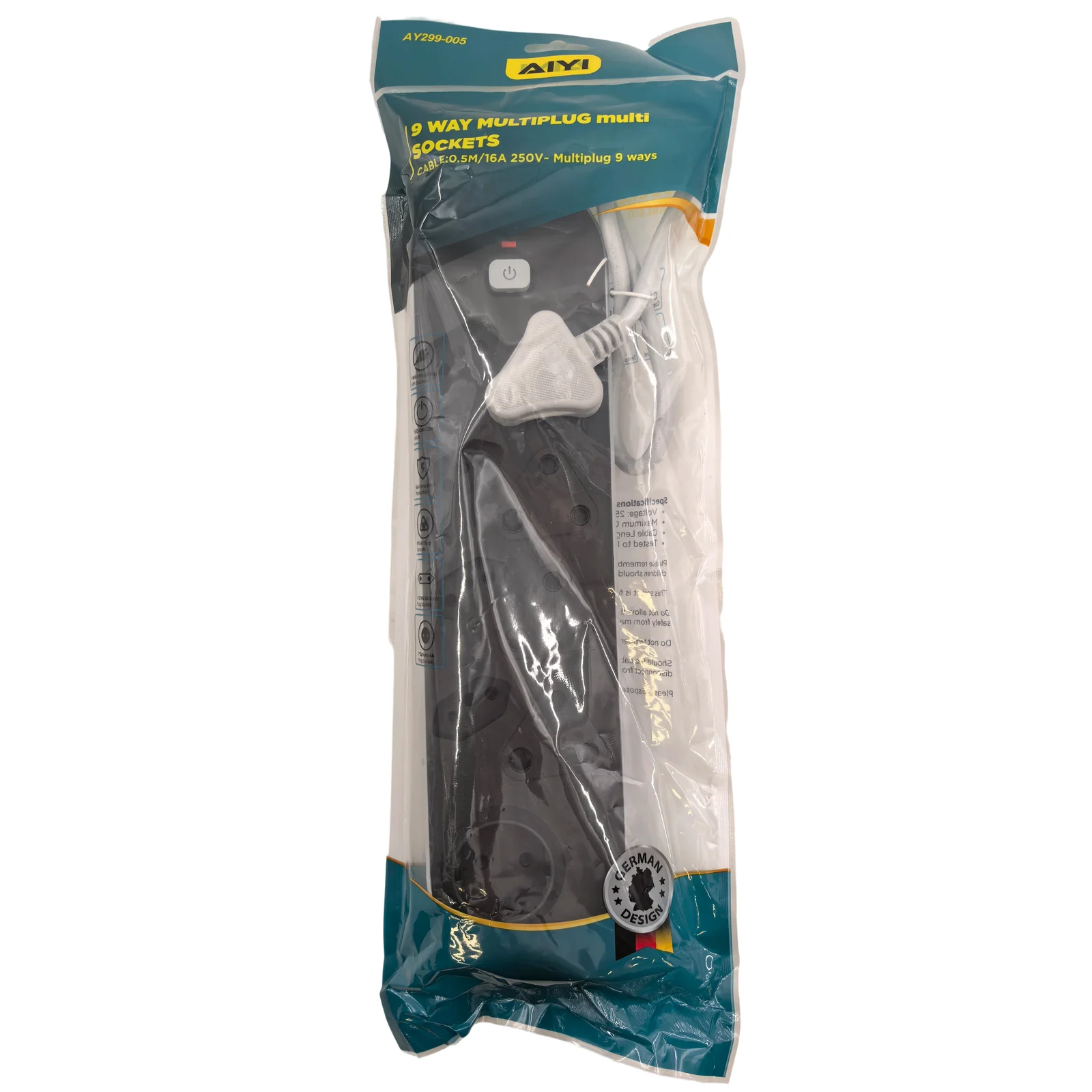 AIYI 9-Way Multi-Plug Adaptor AY299-005 - Image 5