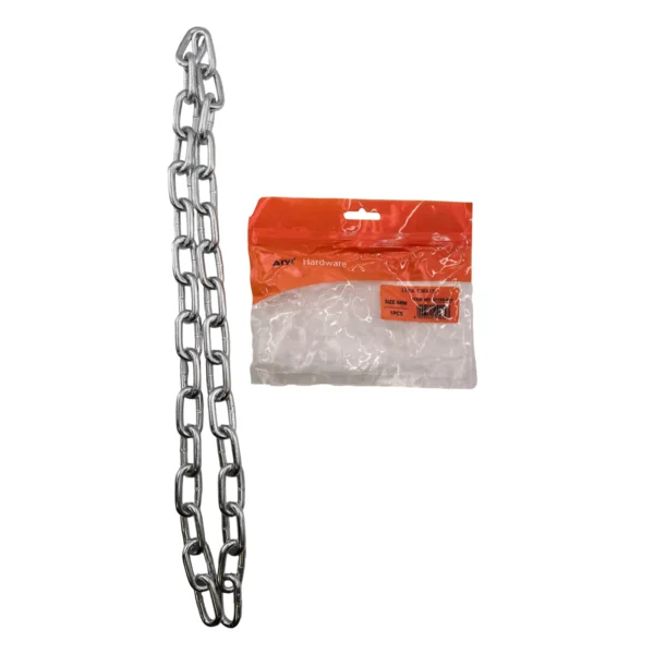 AIYI 6 mm x 1M Galvanised Steel Link Chain AY199-419