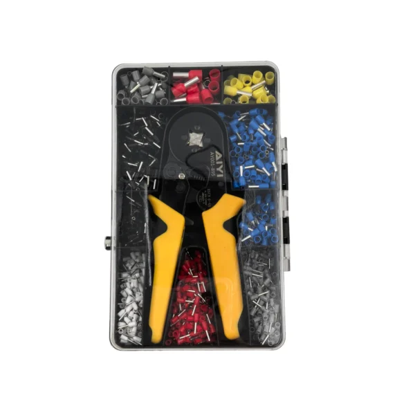 AIYI Ratchet Crimping Tool with 1200 Terminal Pieces AY001-895