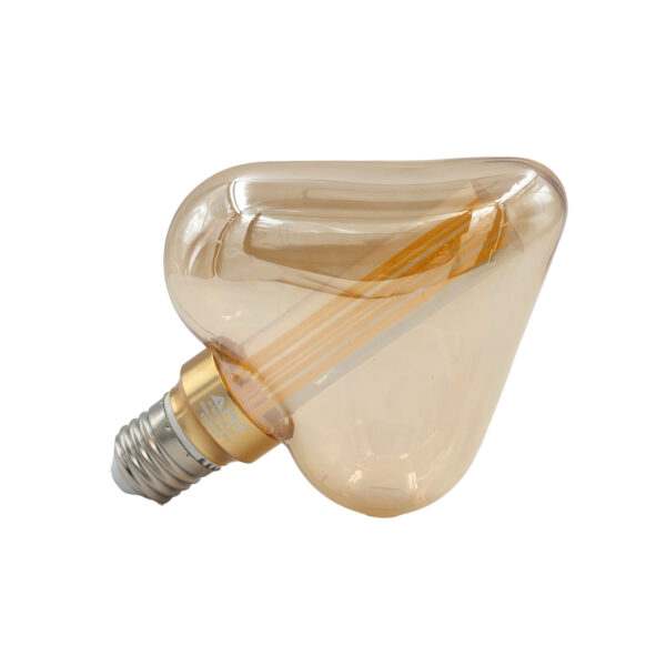AIYI LED Heart-Shaped Decorative Filament Bulb D-XX-110 – 3W E27 Extra Warm 2000K AY398-007