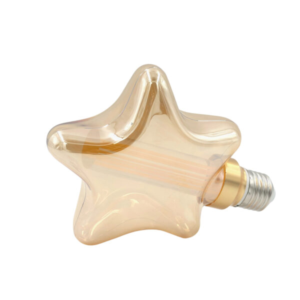 AIYI LED Decorative Star Filament Bulb D-WJX-125 – 3W E27 Extra Warm 2000K AY398-008