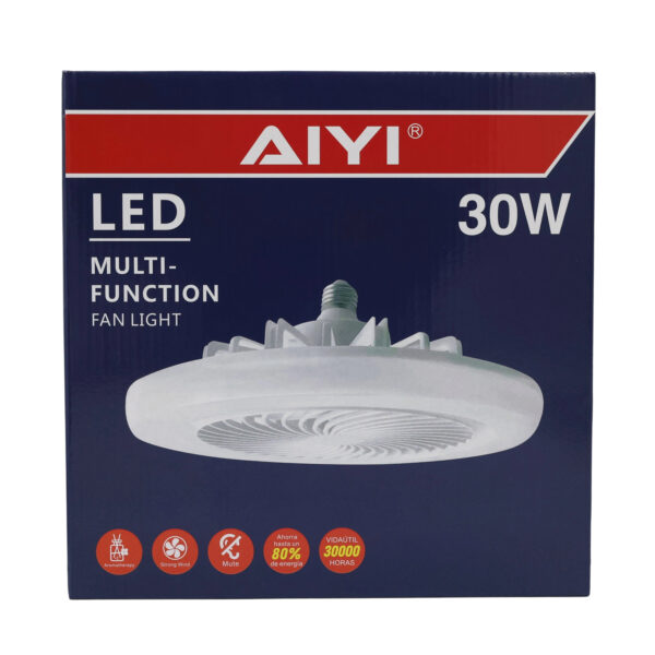 AIYI 30W E27 LED Ceiling Fan Light with Remote Control AY398-043