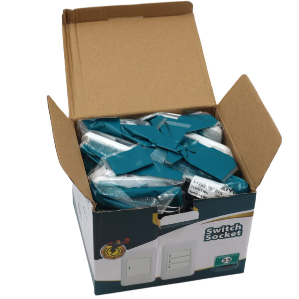 1 Lever 2 Way Switch 2x4 White AY299-707