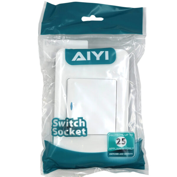 1 Lever 2 Way Switch 2x4 White AY299-707