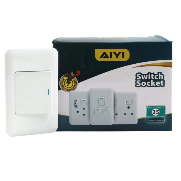 1 Lever 2 Way Switch 2x4 White AY299-707