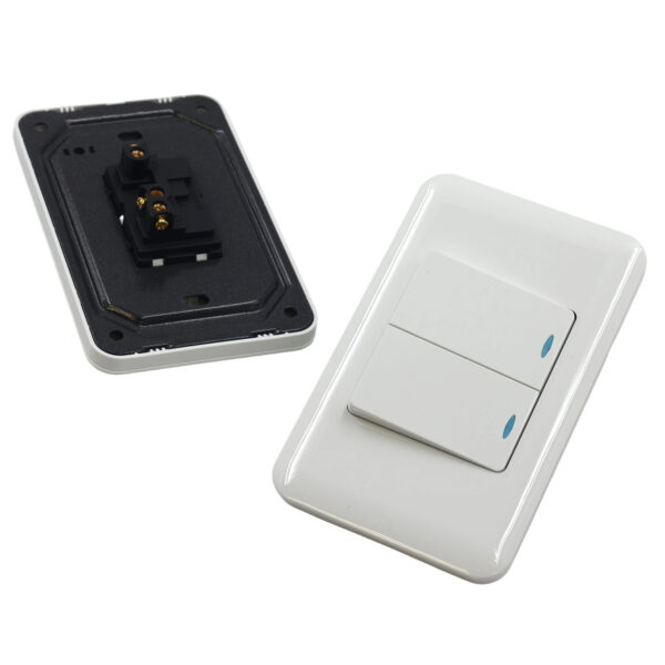 2 Lever Switch 2x4 White AY299-702