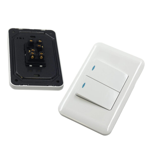 2 Lever Switch 2x4 White AY299-708