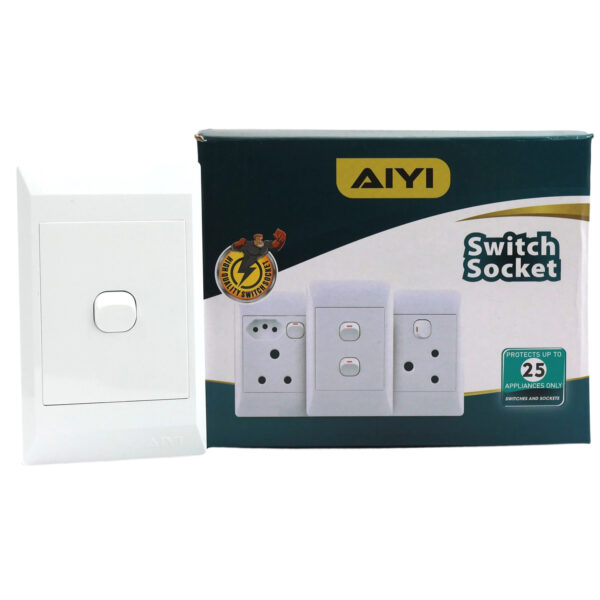 1 Lever 2 Way Switch 2x4 White AY299-607