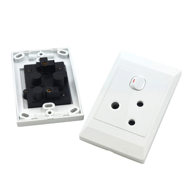 Single Socket 2x4 WH AY299-609