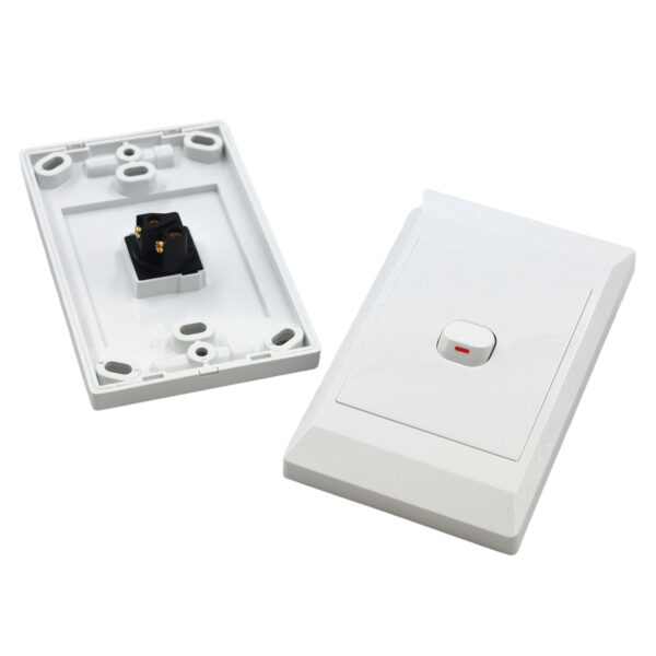 1 Lever Switch 2x4 White AY299-601