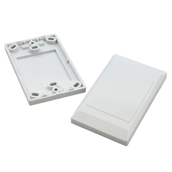 Blank Plate White 2x4/AY299-522