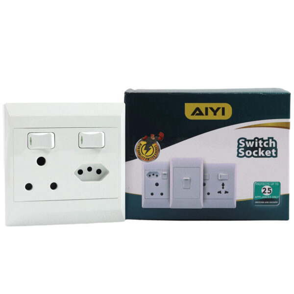 Single Switch Socket With E/Plug 16A AY299-512