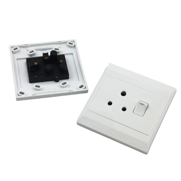 AIYIsingieswitchsocket4*4white16A250v/AY299-510