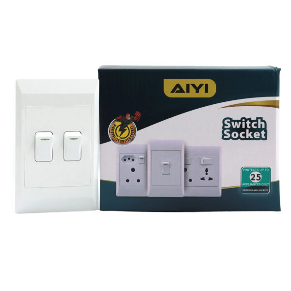 AIYI1lever2wayswitch2*4white16A250V/AY299-508