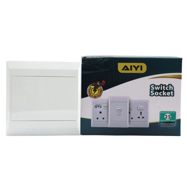 Blank plate white 16A/AY299-523