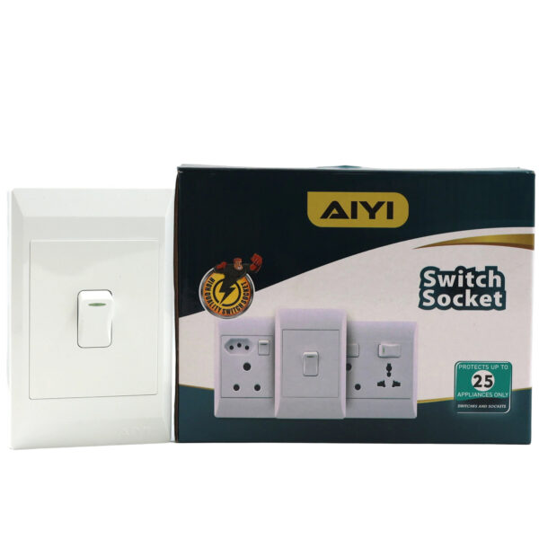 4 Lever Switch 2x4 White 16A 250V~/AY299-504