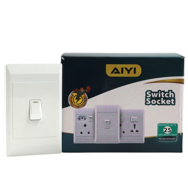 AIYI 1leverswitch2*4whiteAY299-501
