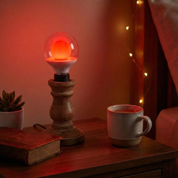 (4-Pack) AIYI 5W A80 Decorative LED Globe Bulb Red AY398-092