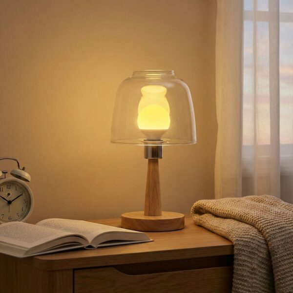 (4-Pack) AIYI 5W A80 Decorative LED Globe Bulb Yellow AY398-093