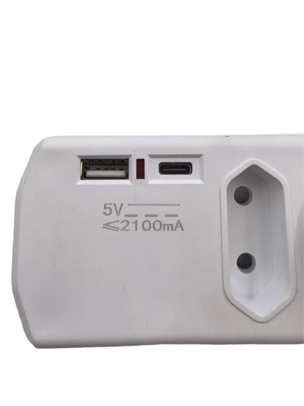 1*5A+1*5A EU+1*16A+2USB MULTIPLUG ADAPTER AY299-801