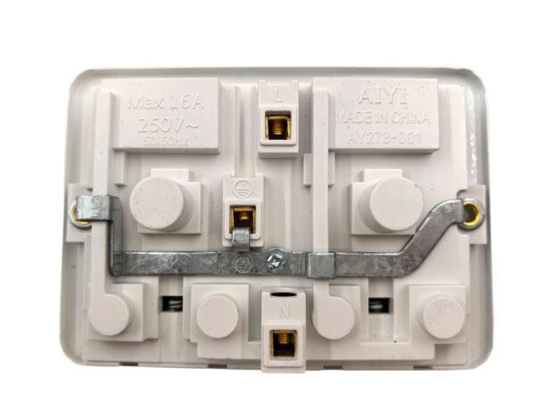 5-Pack AIYI Steel Multi-Socket Outlet 16A AY273-001