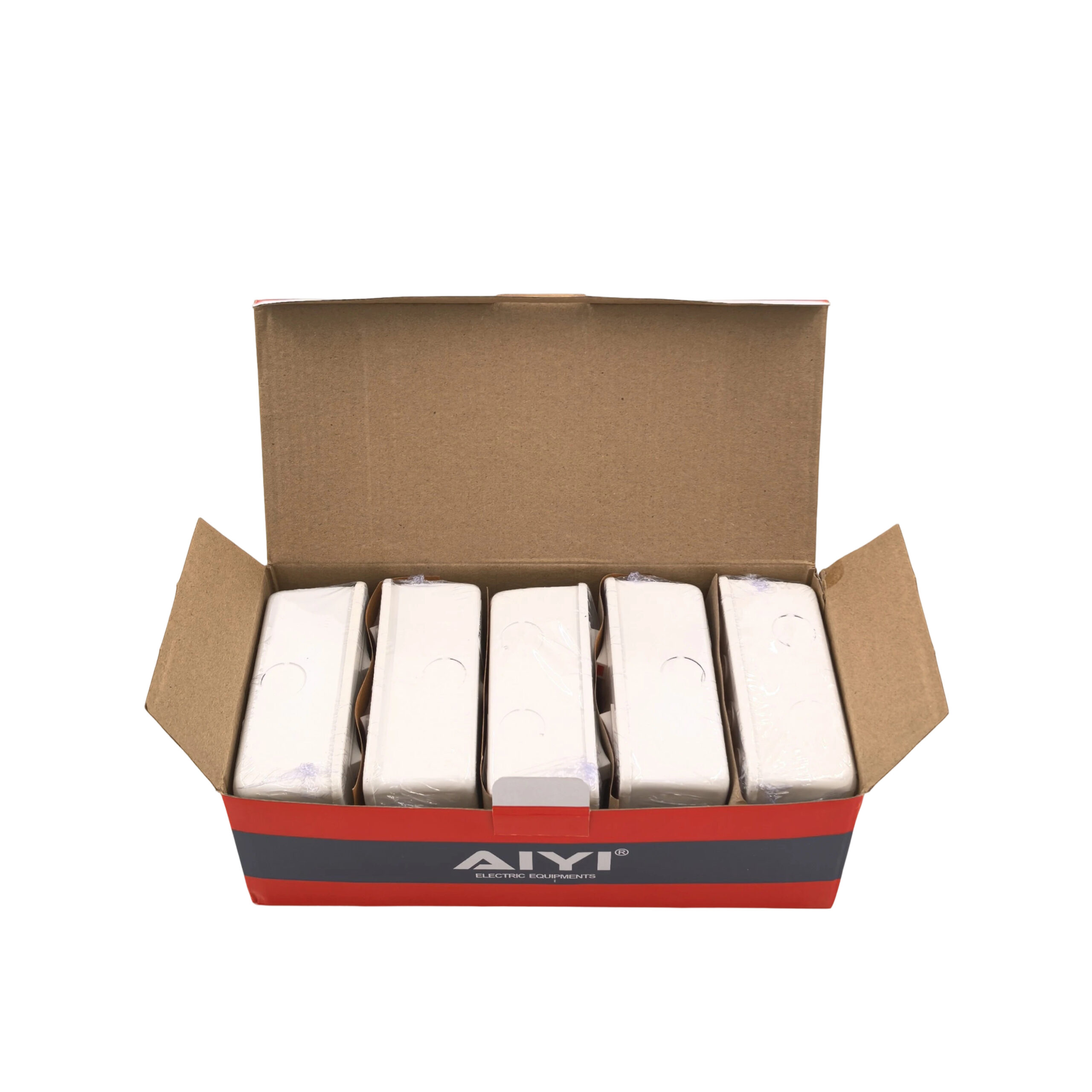 5-Pack AIYI Steel Multi-Socket Outlet 16A AY273-001 - Image 5