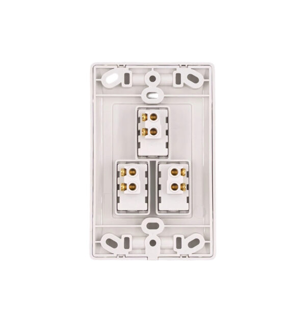 10-Pack AIYI 3-Gang 1-Way 2x4 16A Wall Light Switch AY271-005