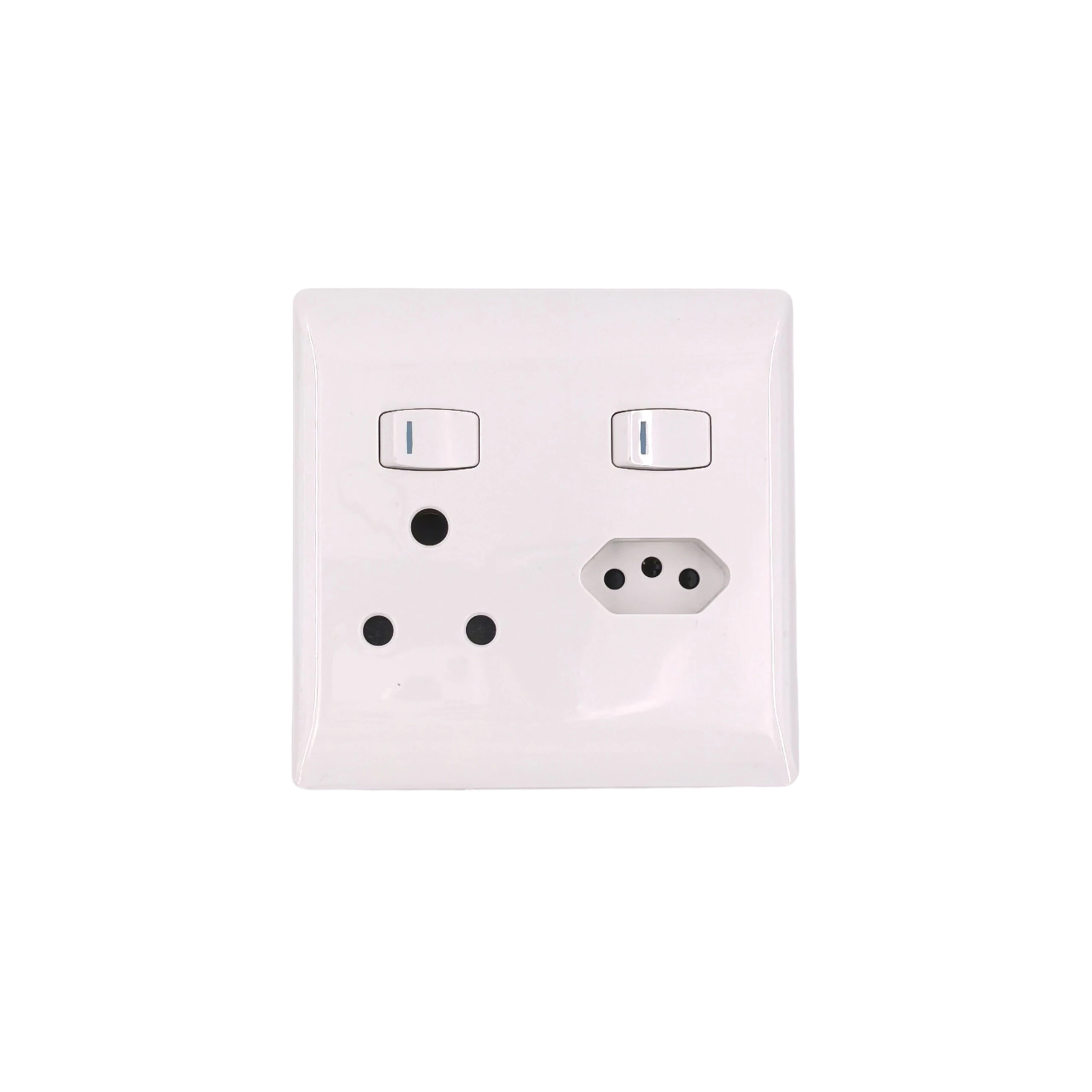 5-Pack AIYI 16A 4×4 Dual Socket Plug AY271-016