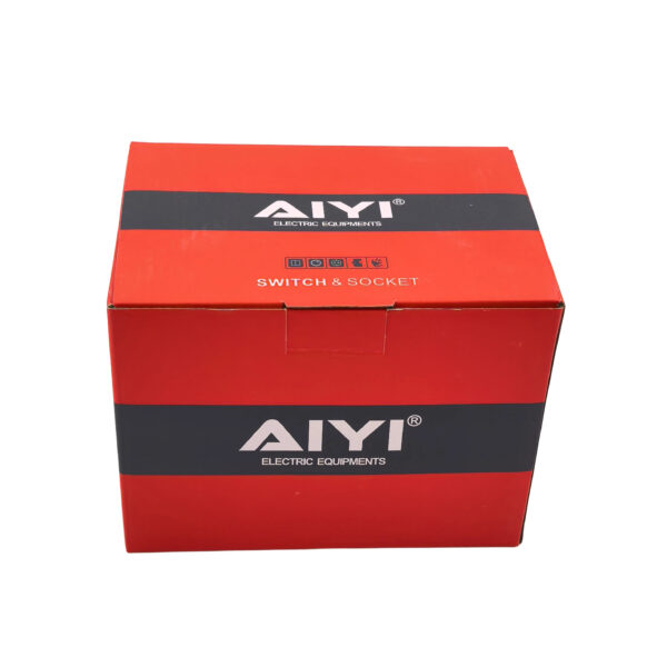 5-Pack AIYI 16A 4×4 Dual Socket Plug AY271-016