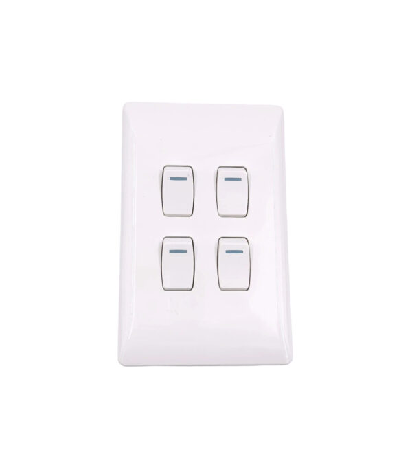 10-Pack AIYI 4-Gang 2-Way 2×4 16A Wall Light Switch AY271-008