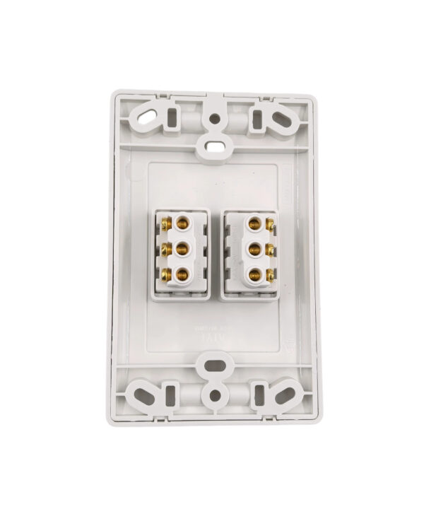 10-Pack AIYI 2-Gang 2-Way 2x4 16A Wall Light Switch AY271-004