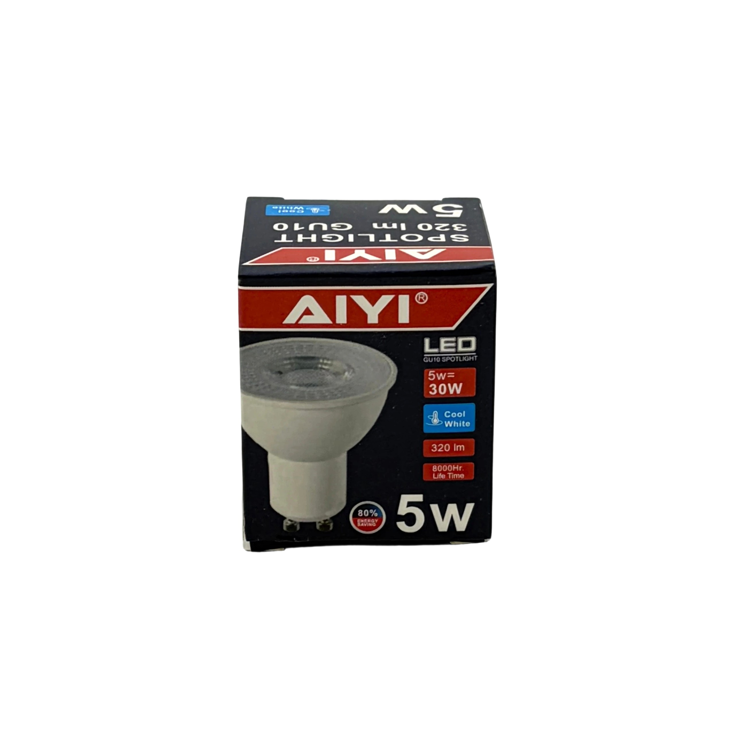 (10-Pack) AIYI 5W GU10 LED Spotlight 6500K AY398-069 - Image 5