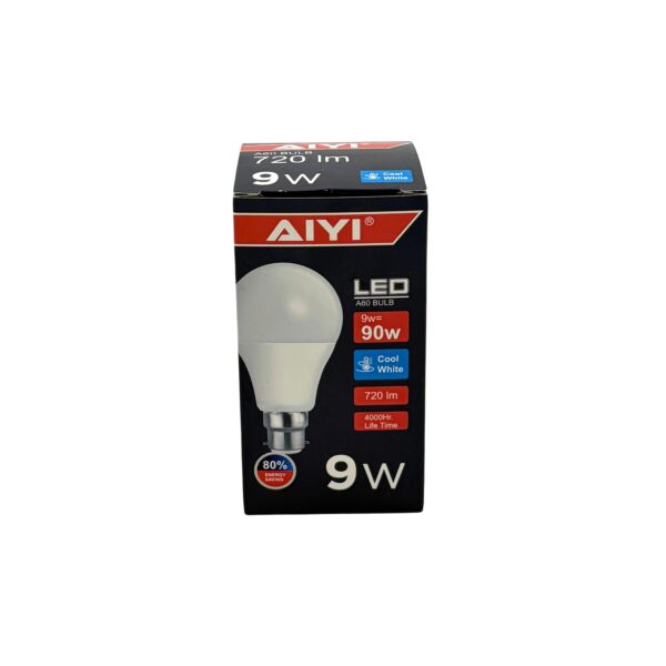(10-Pack) AIYI 9W A60 B22 LED Bulb AY398-077