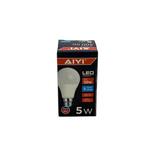 (10-Pack) AIYI 5W A50 B22 LED Bulb AY398-073