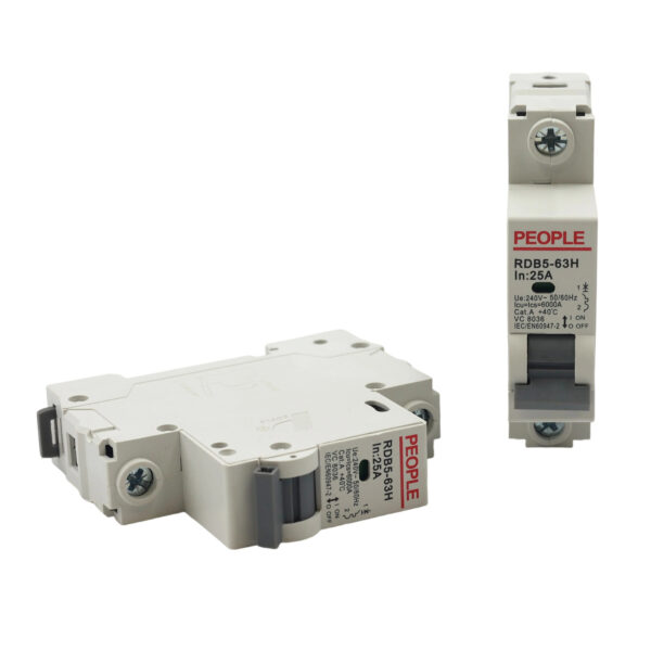 PEOPLE Miniature circuit breaker RDB5-63H 25A 1P