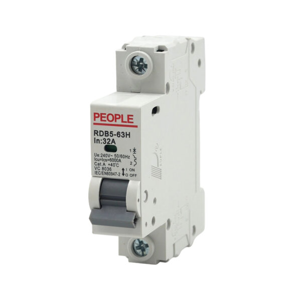 PEOPLE Miniature circuit breaker RDB5-63H 32A 1P