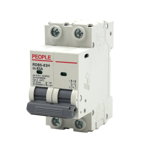 PEOPLE Miniature circuit breaker RDB5-63H 63A 2P