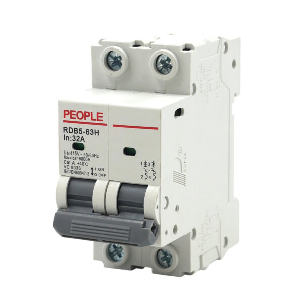 PEOPLE Miniature circuit breaker RDB5-63H 32A 2P