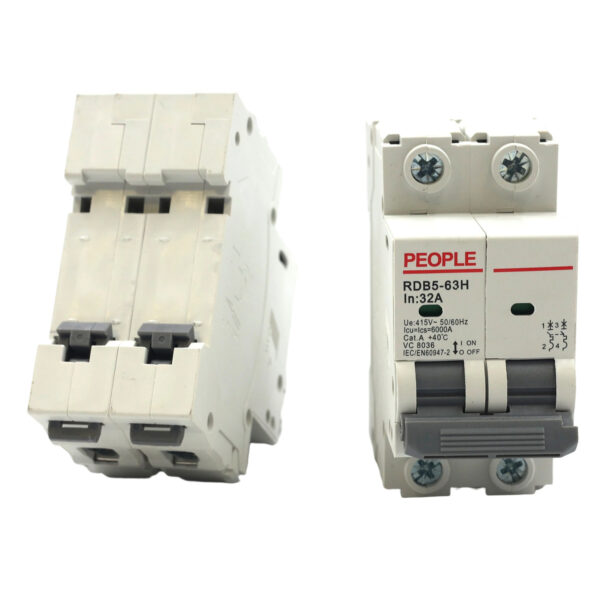 PEOPLE Miniature circuit breaker RDB5-63H 32A 2P