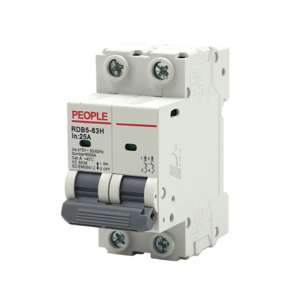 PEOPLE Miniature circuit breaker RDB5-63H 25A 2P
