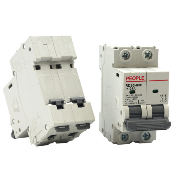 PEOPLE Miniature circuit breaker RDB5-63H 25A 2P