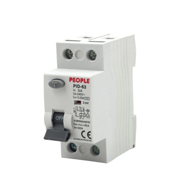 PEOPLE RCCB PID-63 32A 1P+N