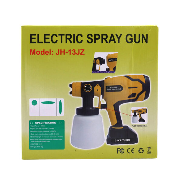 Cordless electric spray gun 600W 21V AY001-489