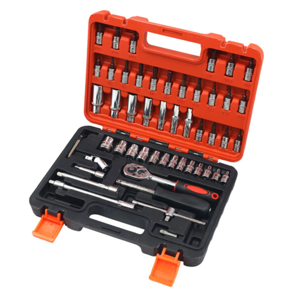 1/4 53pcs Dr.socket sets(Two color box) AY017-007/001-739