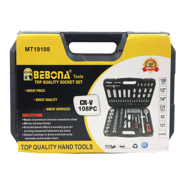 108PCS Bebona Socket Set MT19108 AY001-304